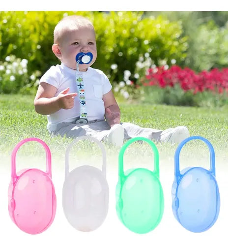 Estuche para Guardar Chupete para Bebés Portachupetes 2PZ | Grado B