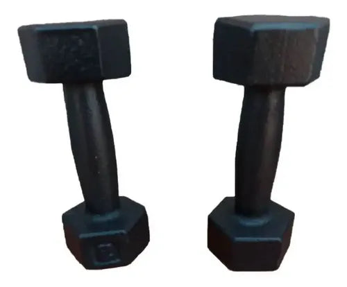 Par de Mancuernas Hexagonales de 2 kg | Grado B