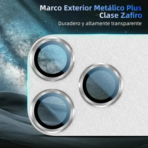 2 Protectores de Lente de Cámara para iPhone 17 Pro y Pro Max | Grado B