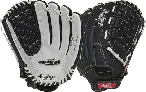 Rawlings | Guante de sóftbol Slowpitch RSB | Lanzamiento a la izquierda | 12 pulgadas - Red Basket GRADO A