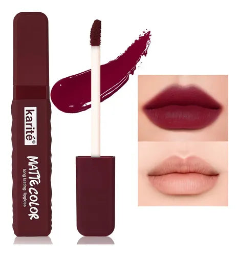 Labial Mate Indeleble de Larga Duración con Karité 8 ml | Grado B