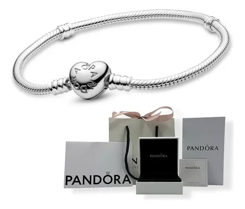 PULSERA CON CIERRE DE CORAZÓN PAVÉ590727CZ 16CM SIN CAJA 2