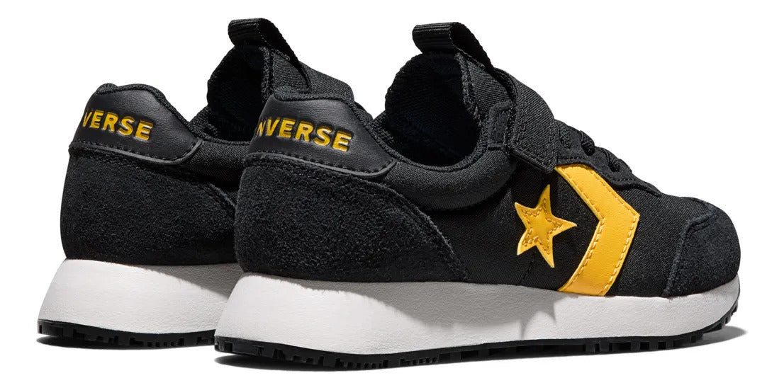Tenis Converse Omega Trainer Seasonal Color A17075c Niños Negro Liso 21.5 MX GRADO A