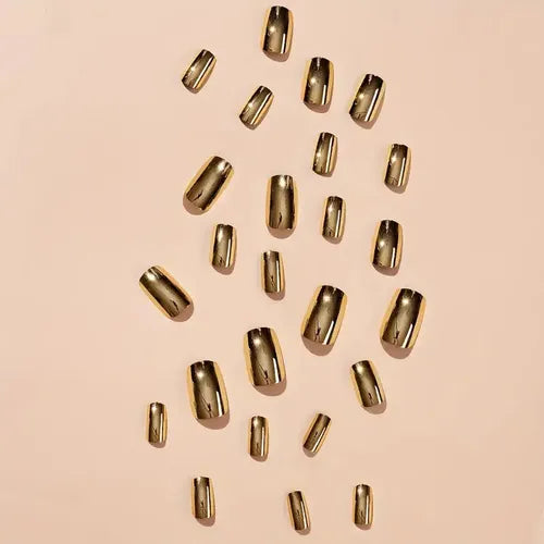 24 Uñas Postizas de Presión Modelo BT031 | Grado B