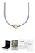 Collar Esfera Decorativa 45 cm Color Plateado