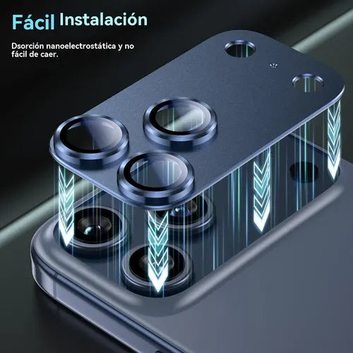 Protector de Lente Metálico HD para iPhone 17 Pro Max | Grado B
