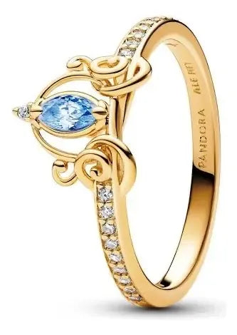 Anillo con Diseño de Carruaje Color Plateado | Grado B