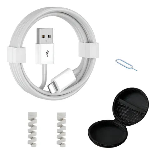 2M Cable para iPad iPhone 5 6 7 8 X Se 11 12 13 14 de Carga Rápida Conjunto | Grado B
