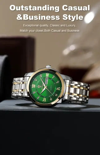 Reloj Gohuos 8826 Luminoso de Cuarzo Multifunción Resistente al Agua | Grado B