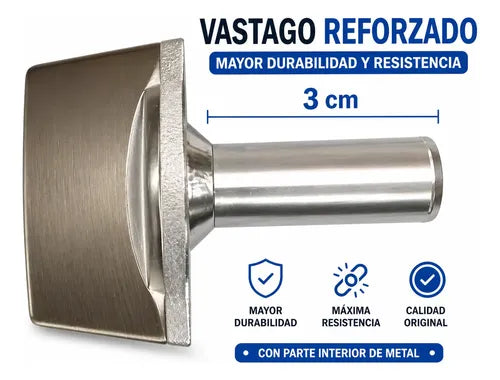 Kit de 5 Perillas Reforzadas para Parrilla GE Profile de Acero Inoxidable | Grado B