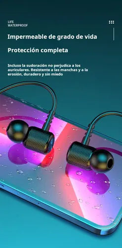 Auriculares Bluetooth Deportivos de Cuello con Larga Duración | Grado B