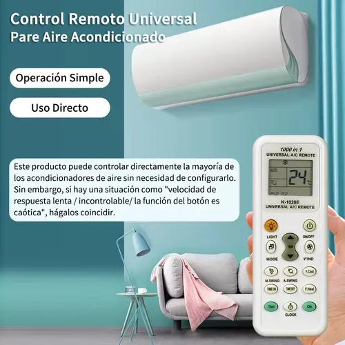 Control Remoto Universal para Aire Acondicionado | Grado B