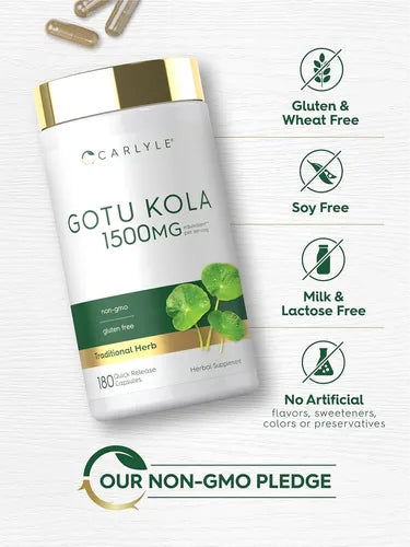 Suplemento Gotu Kola Carlyle | Grado B