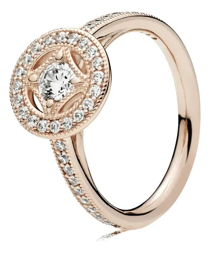 Pandora Anillo Vintage Seducción Rose Torre Eifel