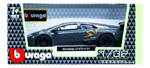Lamborghini Murciélago LP 670-4 SV Bburago Escala 1:32 Negro | Grado A