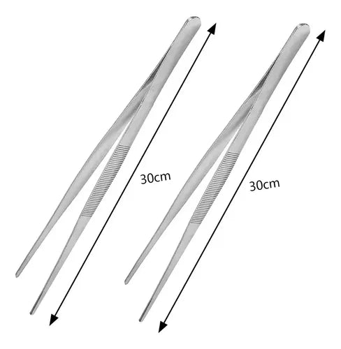 2 piezas Pinzas Precision Chef Emplatar Decoracion Cocteleria | Grado B