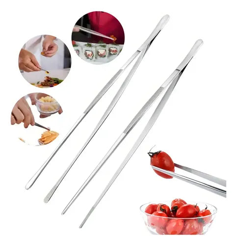 2 piezas Pinzas Precision Chef Emplatar Decoracion Cocteleria | Grado B
