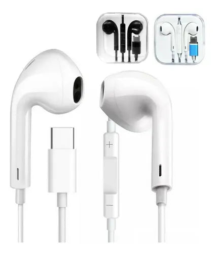 Audífonos Tipo C Cable Manos Libres para Samsung para Huawei | Grado B