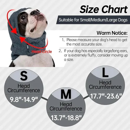 Orejeras Contra Ruido para Perros, Ajuste Suave | Grado B