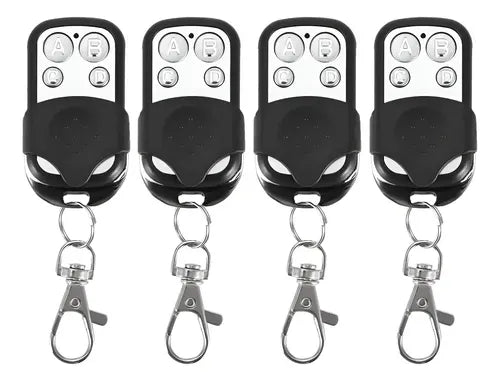 4 Controles para Portón Eléctrico y Puerta Automática Negro | Grado B
