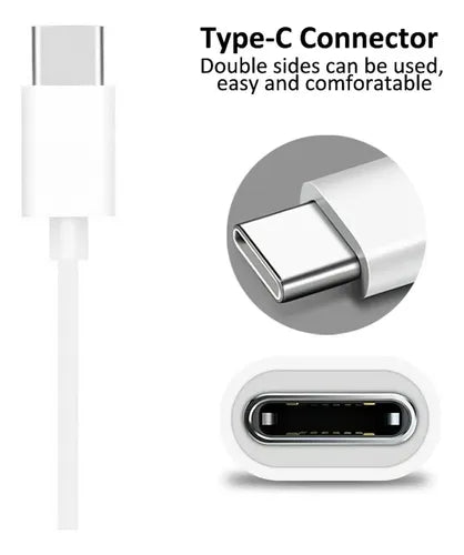 Audífonos Tipo C Cable Manos Libres para Samsung para Huawei | Grado B
