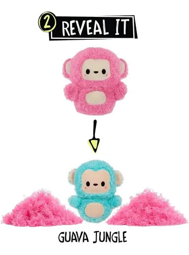 Fluffie Stuffiez Small Plush- Monkey Rosa Chicle | Grado A