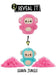 Fluffie Stuffiez Small Plush- Monkey Rosa Chicle | Grado A