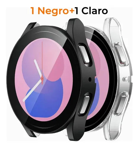 2pzs funda protector tpu mica para galaxy watch 4 5 40 44mm 2