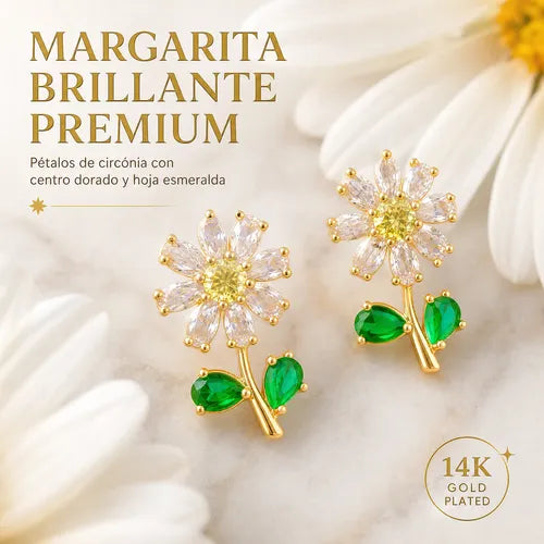 Aretes con Piedras de Colores Regalo para Mamá Color Plateado | Grado B