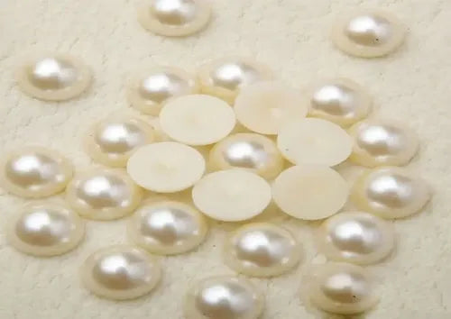 MEDIA PERLA, MANUALIDADES, BISUTERÍA, DECORACIÓN,6MM, 500PZ.