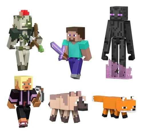 Enderman Figura Acción Minecraft Vanilla Mattel 6 Años | Grado A