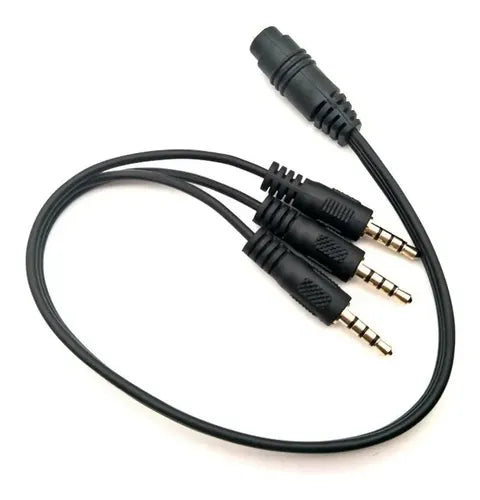 Cable Splitter 3.5MM Macho a 3 Hembras 3.5MM | Grado B