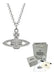 Collar Mini con Diseño de Saturno en Relieve | Grado B