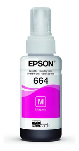 Botella Epson Ecotank T664 Magenta Serie L 70ML (T664320-AL) | Grado B