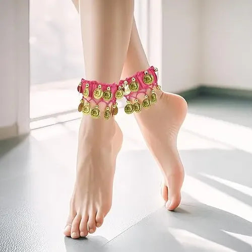 Pulseras Elásticas de Gasa para la Danza Vientre con Monedas | Grado B