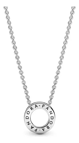 Collar Cadena con Corazones y Circonita Cúbica 45 cm Color Plateado | Grado B