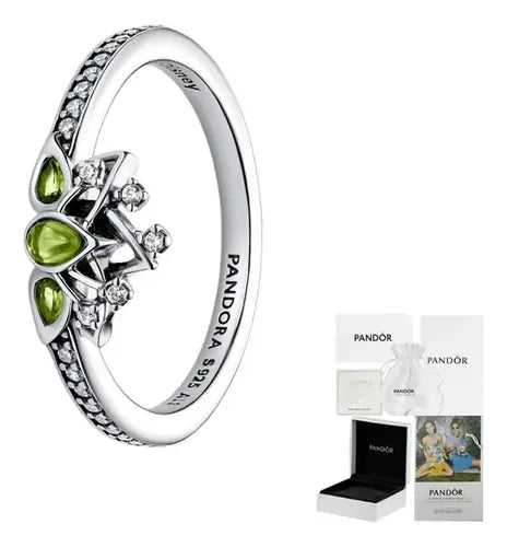 Anillo de Corona de Princesa con Kit de Regalo | Grado B