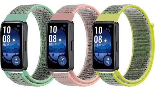 3 Correas para Huawei Band 9 y 8 de Nylon y Silicona con Funda | Grado B