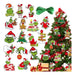 Set de 32 Adornos Colgantes del Grinch para Árbol de Navidad | Grado B