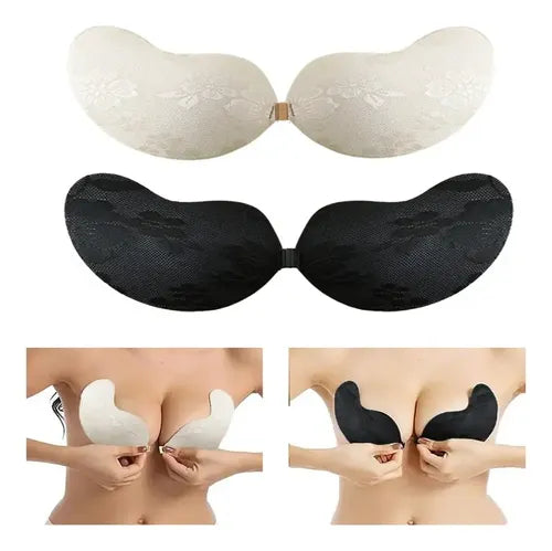 2 Brasieres Strapless Invisibles para Mujer | Grado B