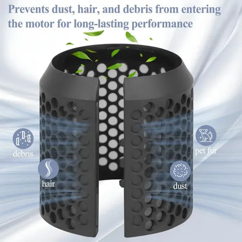 Funda de Filtro y Cepillo de Limpieza para Dyson Airwrap Gris | Grado B