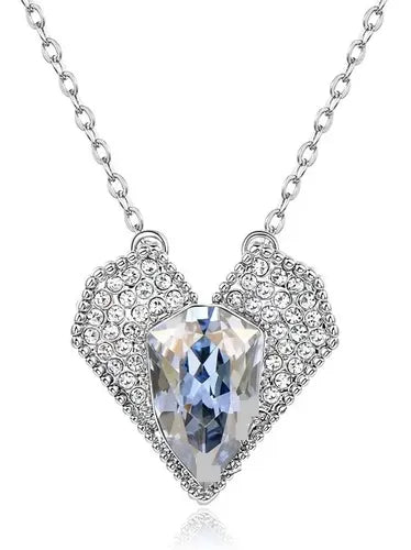 Collar de Corazón Amor Eterno con Cristal | Grado B