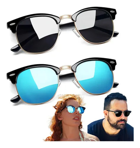 Lentes de Sol Polarizados Estilo Retro Unisex | Grado B