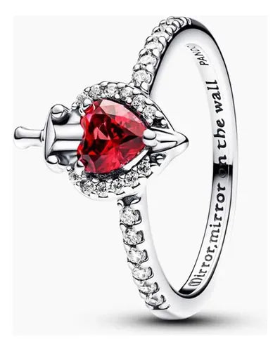 Anillo de Promesa y Compromiso Color Plateado | Grado B