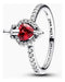 Anillo de Promesa y Compromiso Color Plateado | Grado B