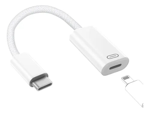 Adaptador de USB-C a Conector Lightning | Grado B