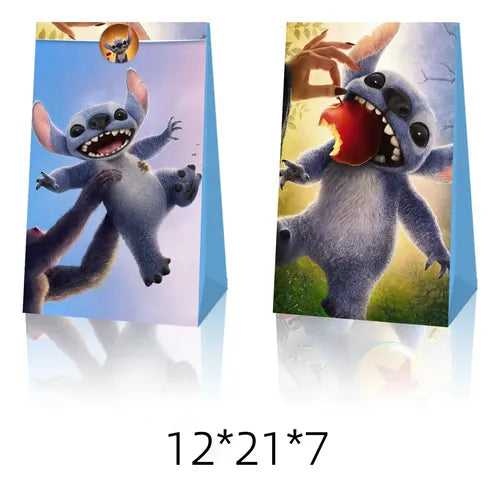 BOLSAS DULCES STITCH THE HEDGEH PARA FIESTA INFANTIL 12PCS GRADO B
