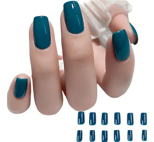 24 Uñas Postizas de Presión Modelo BT014 | Grado B