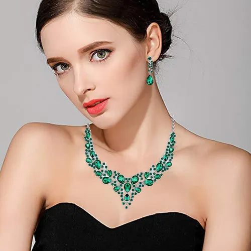 Collar Brillante con Cristales para Mujer | Grado B