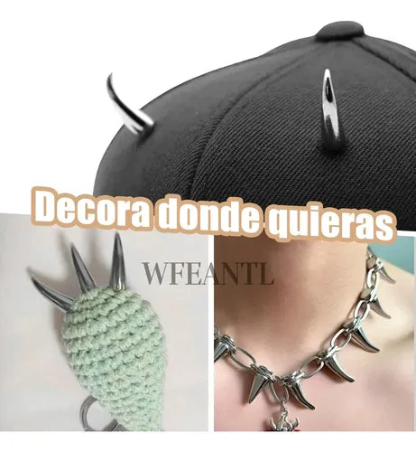 Set de Alfileres de Metal para Sombrero Accesorios Únicos | Grado B